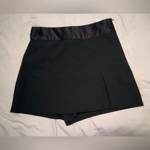 Zara Black High Waist Women Shorts